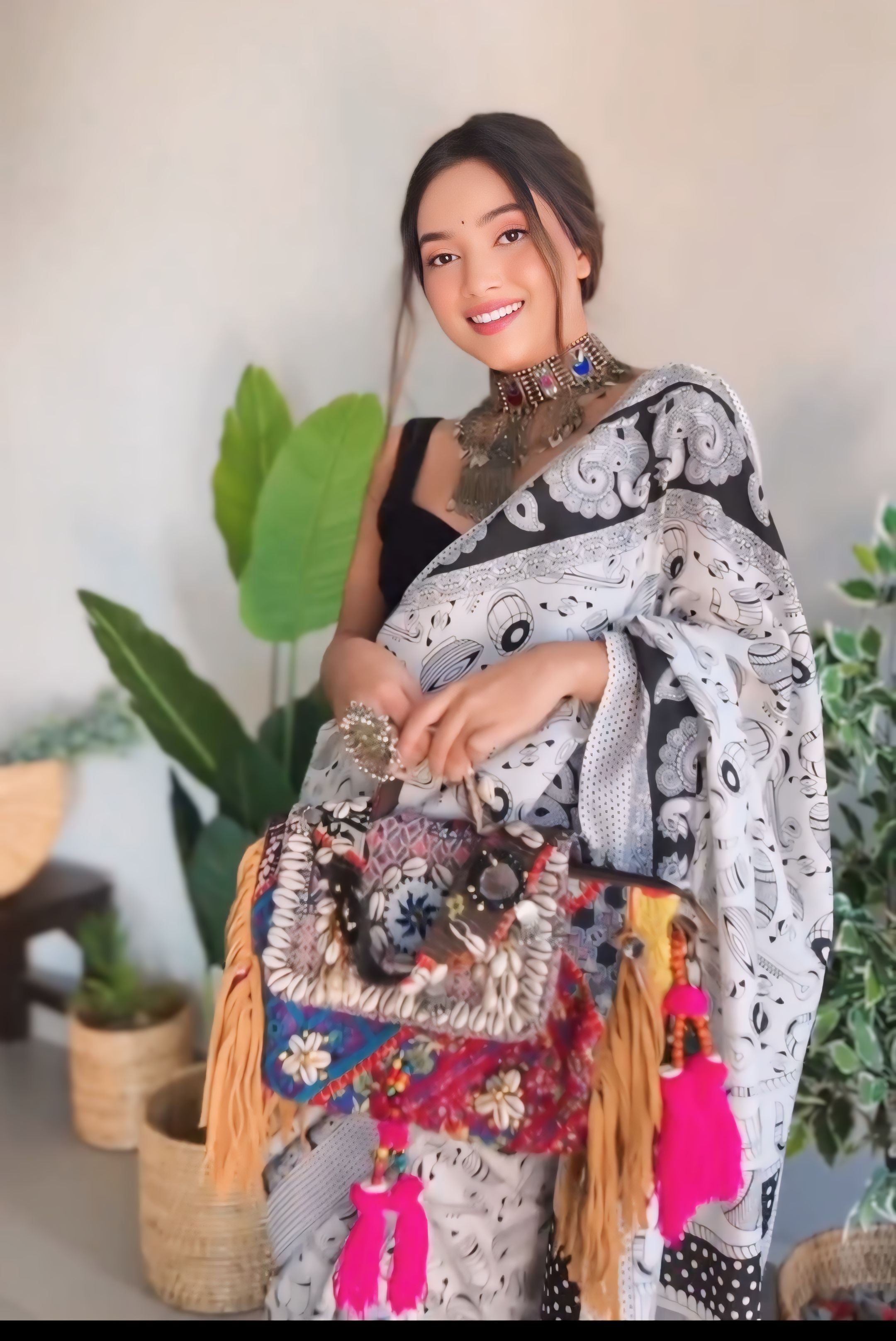 One Minute Ready To Wear Bollywood A Touch of Glamour Saree