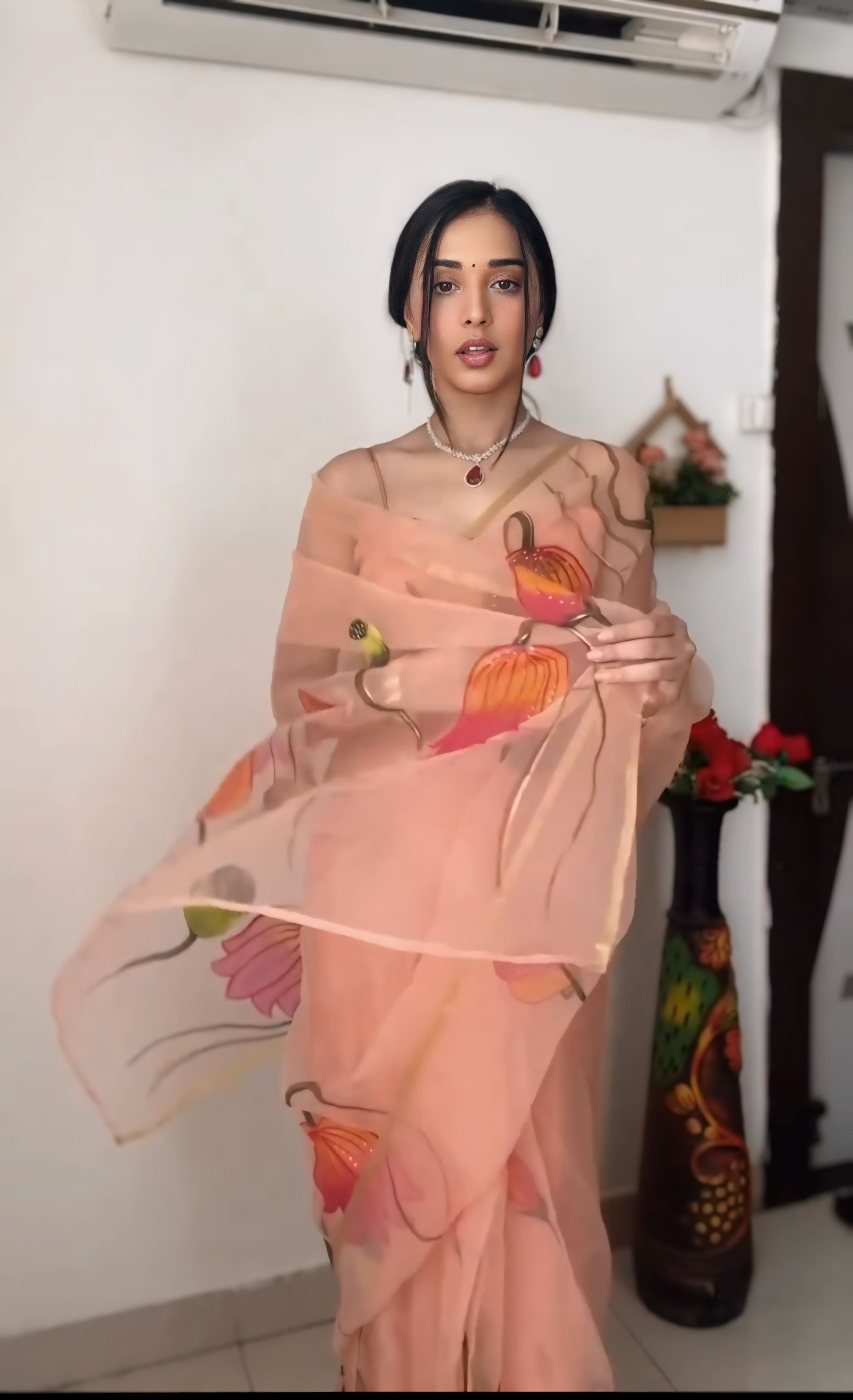 One Minute Ready To Wear Petal Luxe Ensemble Saree