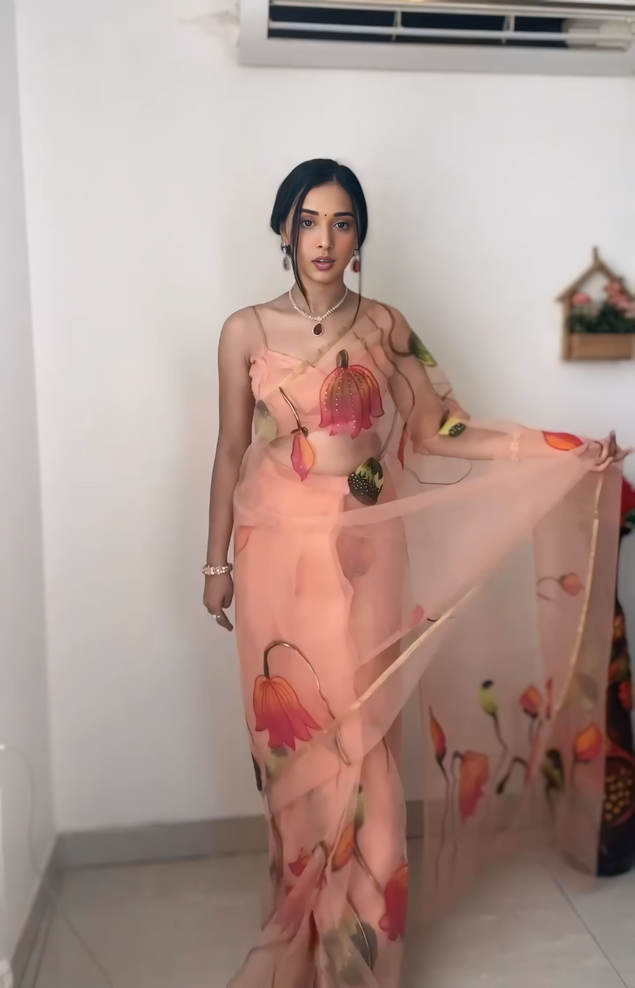 One Minute Ready To Wear Petal Luxe Ensemble Saree