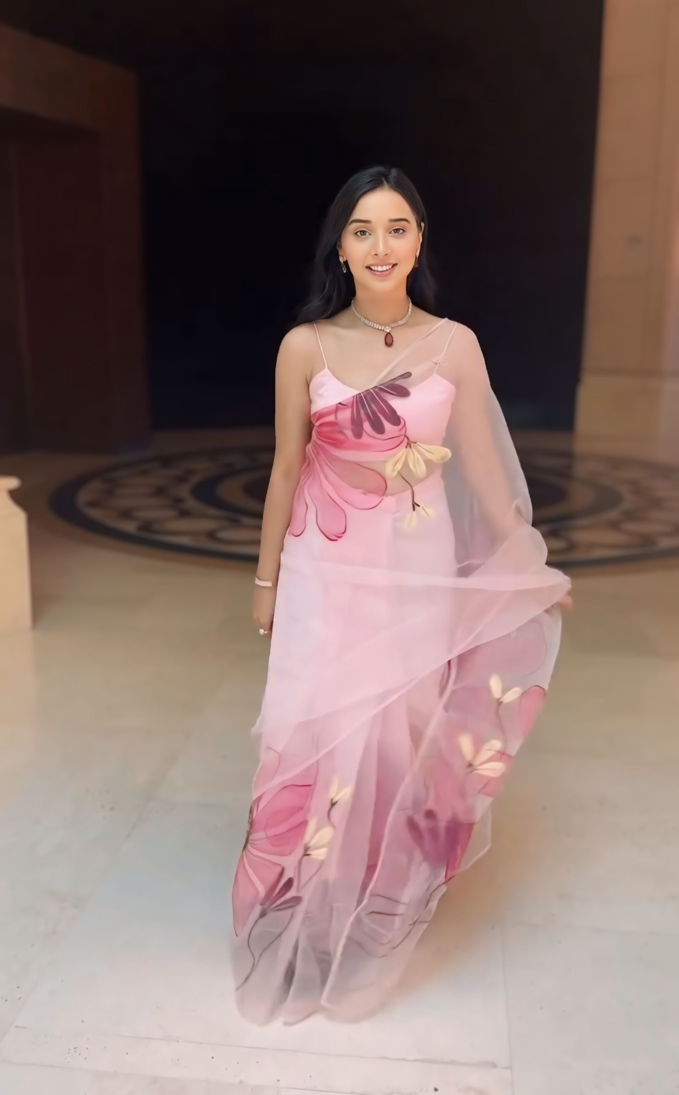 One Minute Ready To Wear Petal Luxe Ensemble Saree