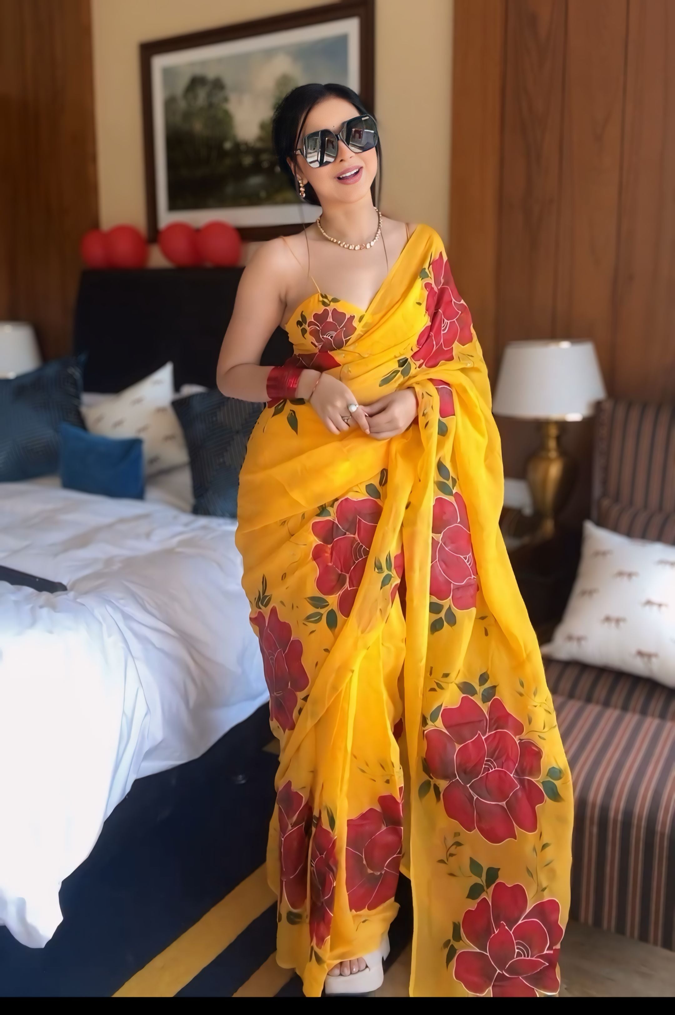 One Minute Ready To Wear Luminous Beauty Saree