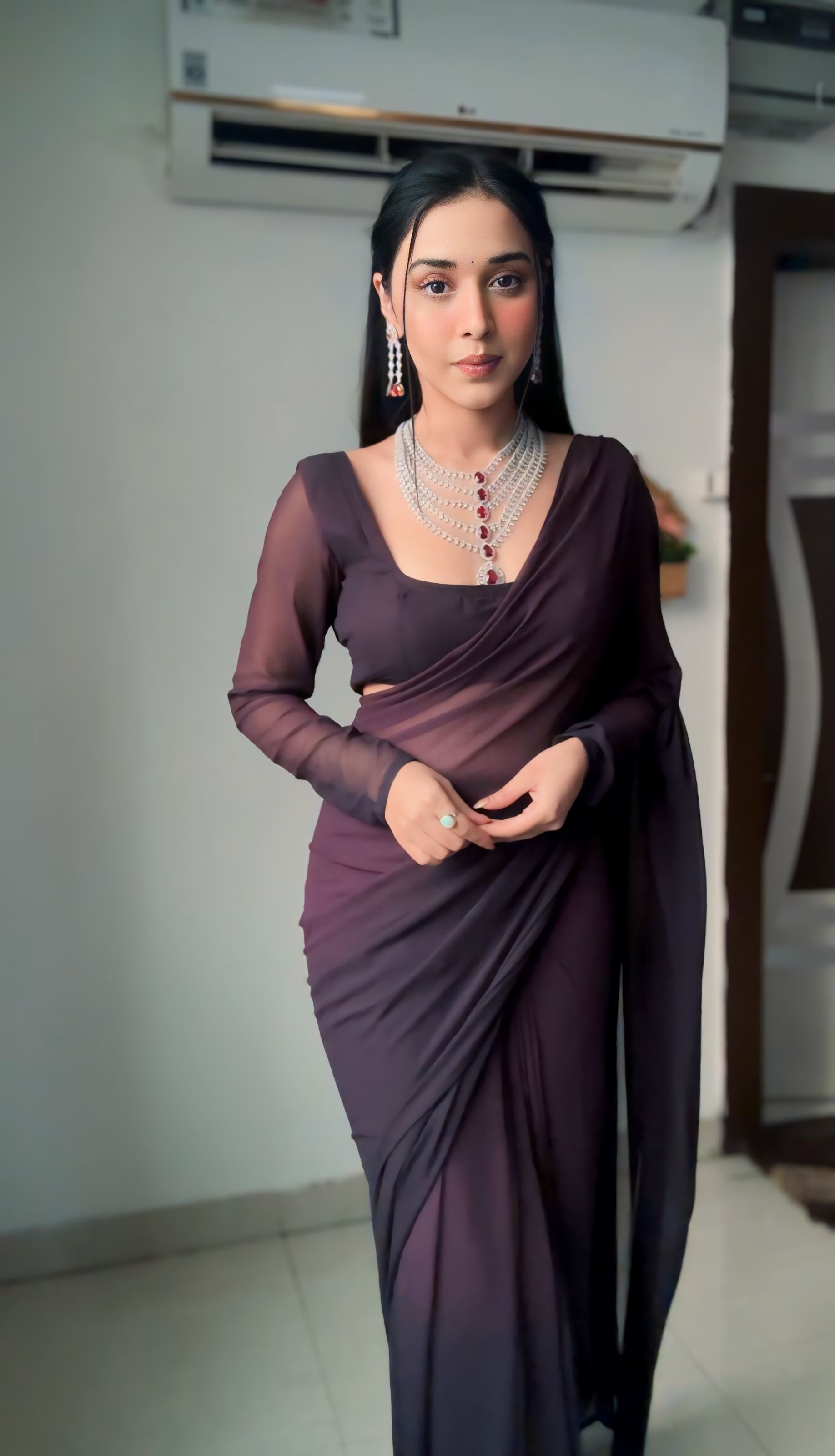 One Minute Ready To Wear Ethereal Charm Saree