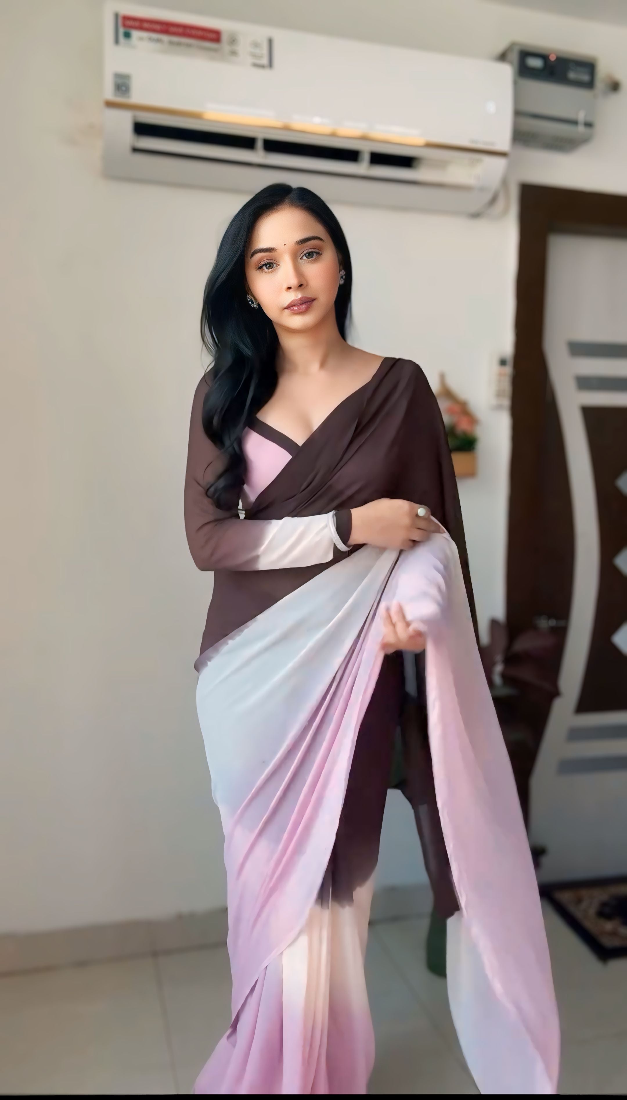 One Minute Ready To Wear Ethereal Beauty Drapes Saree
