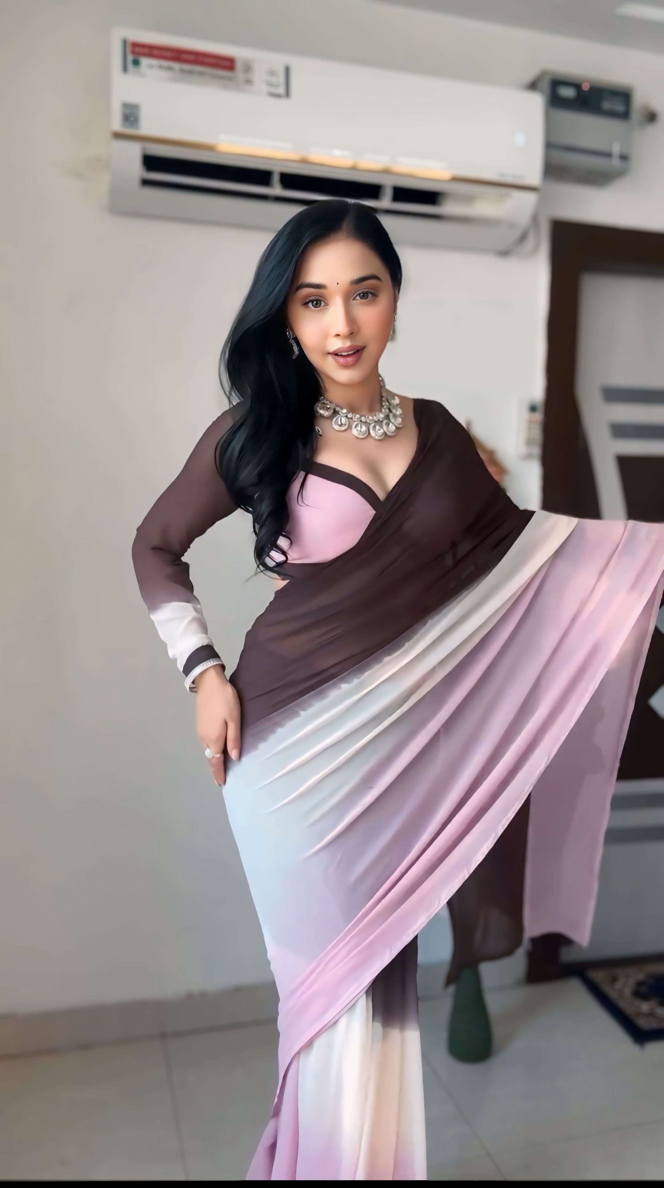 One Minute Ready To Wear Ethereal Beauty Drapes Saree
