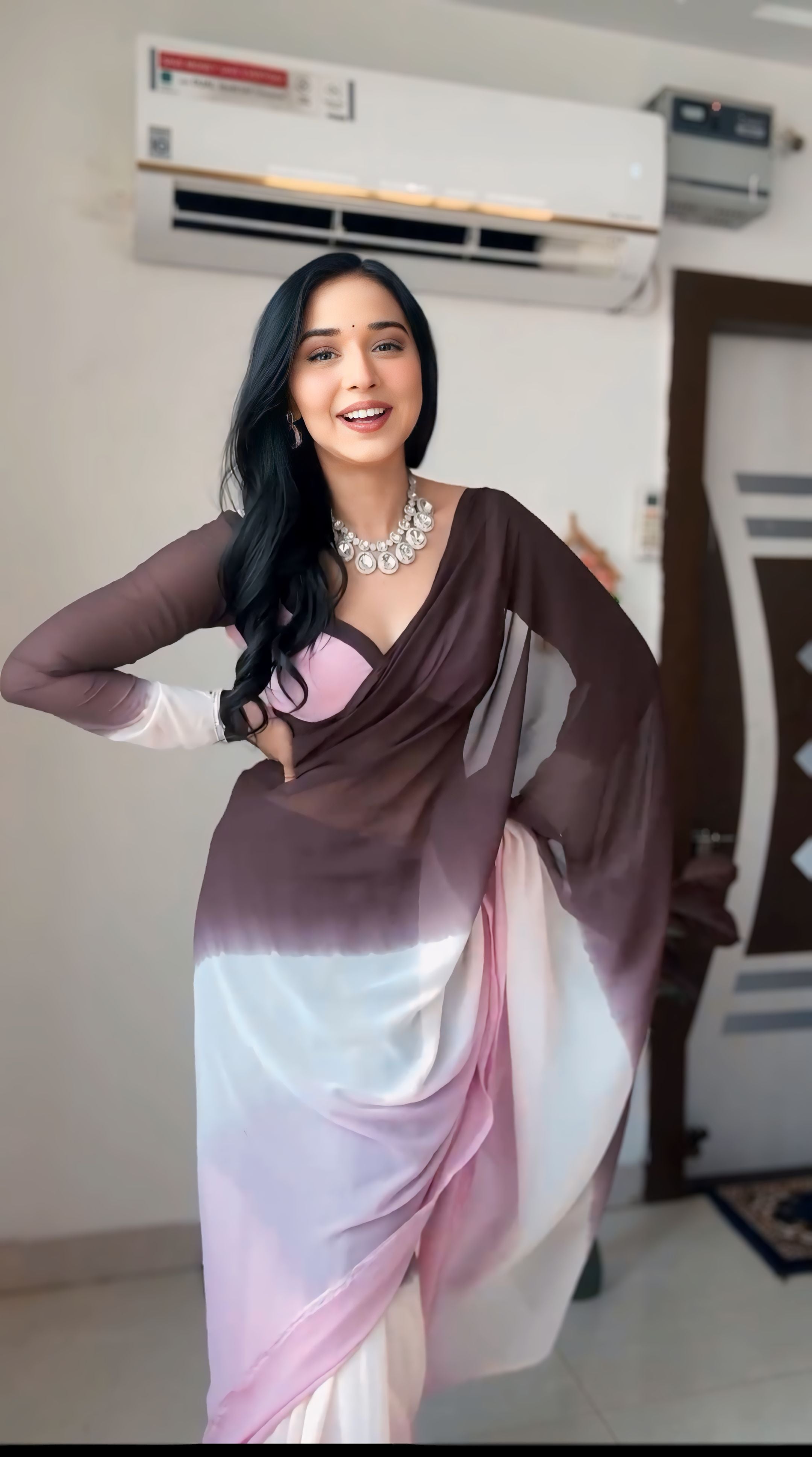 One Minute Ready To Wear Ethereal Beauty Drapes Saree