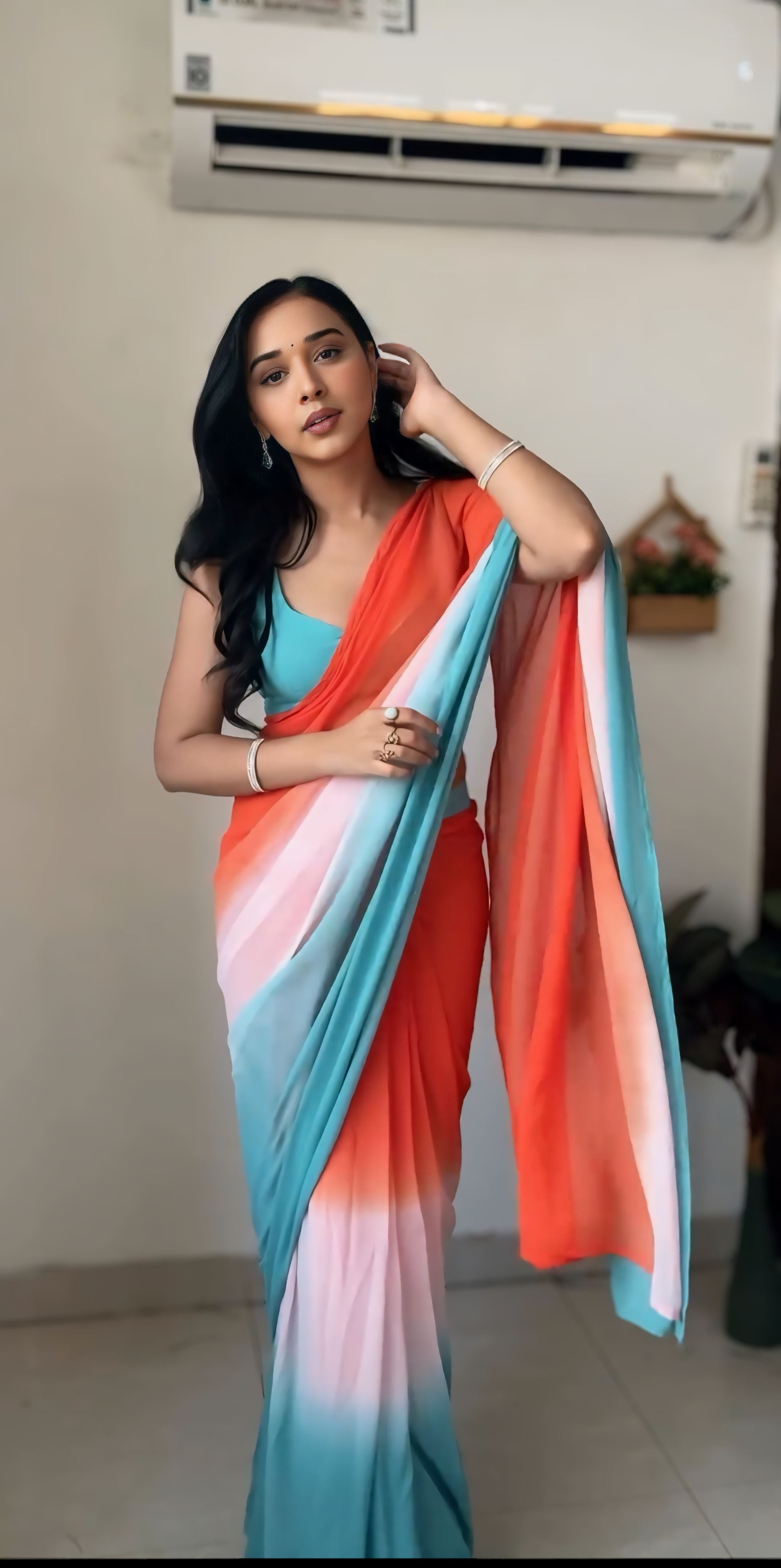 One Minute Ready To Wear Celestial Drapes Elegance Saree