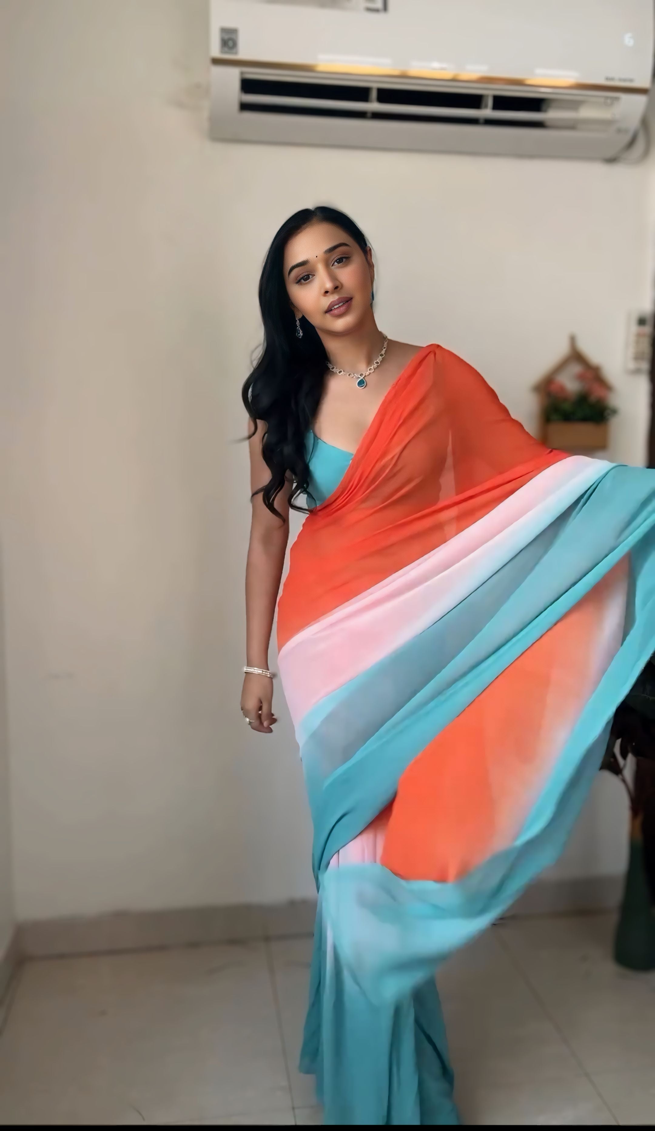 One Minute Ready To Wear Celestial Drapes Elegance Saree