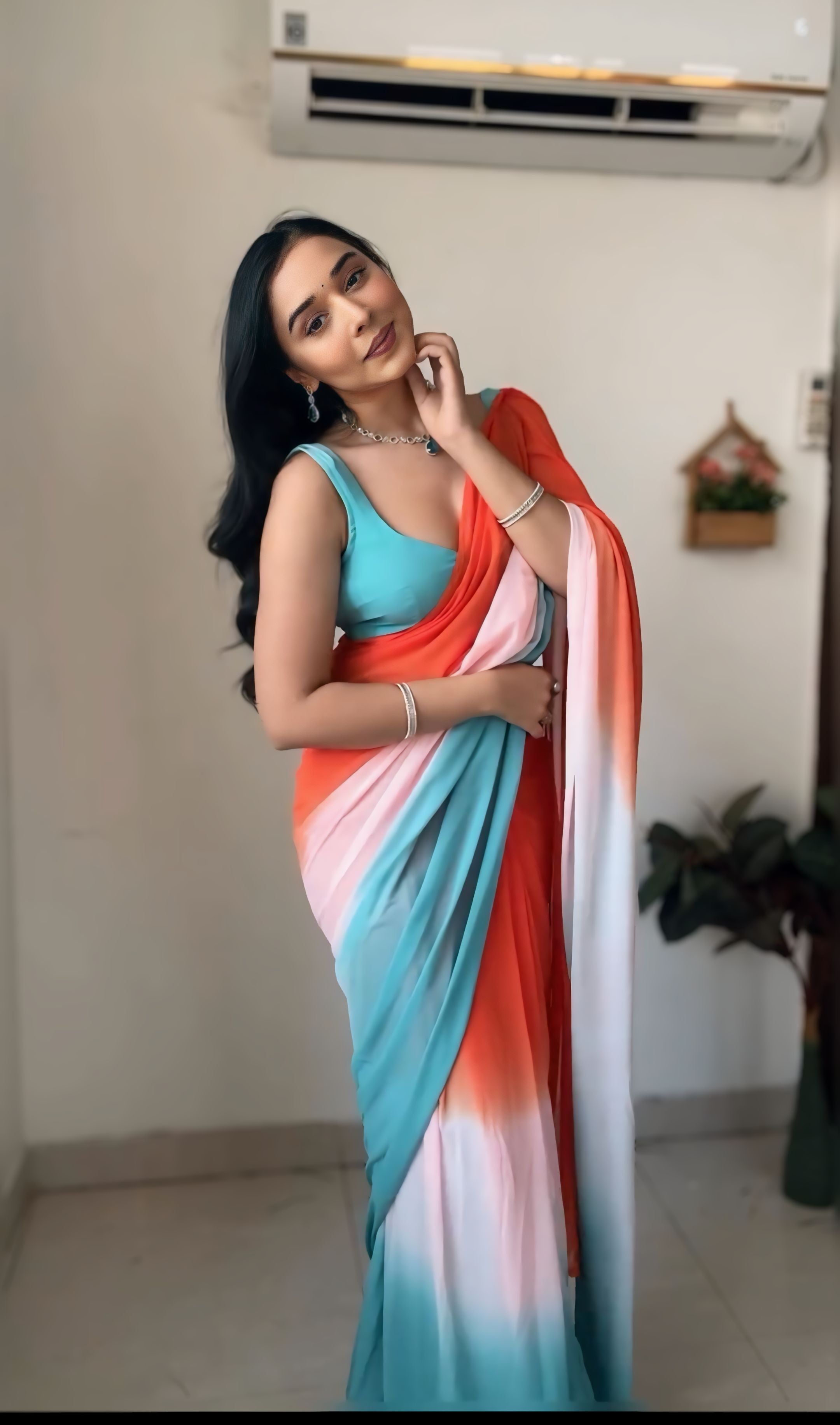 One Minute Ready To Wear Celestial Drapes Elegance Saree