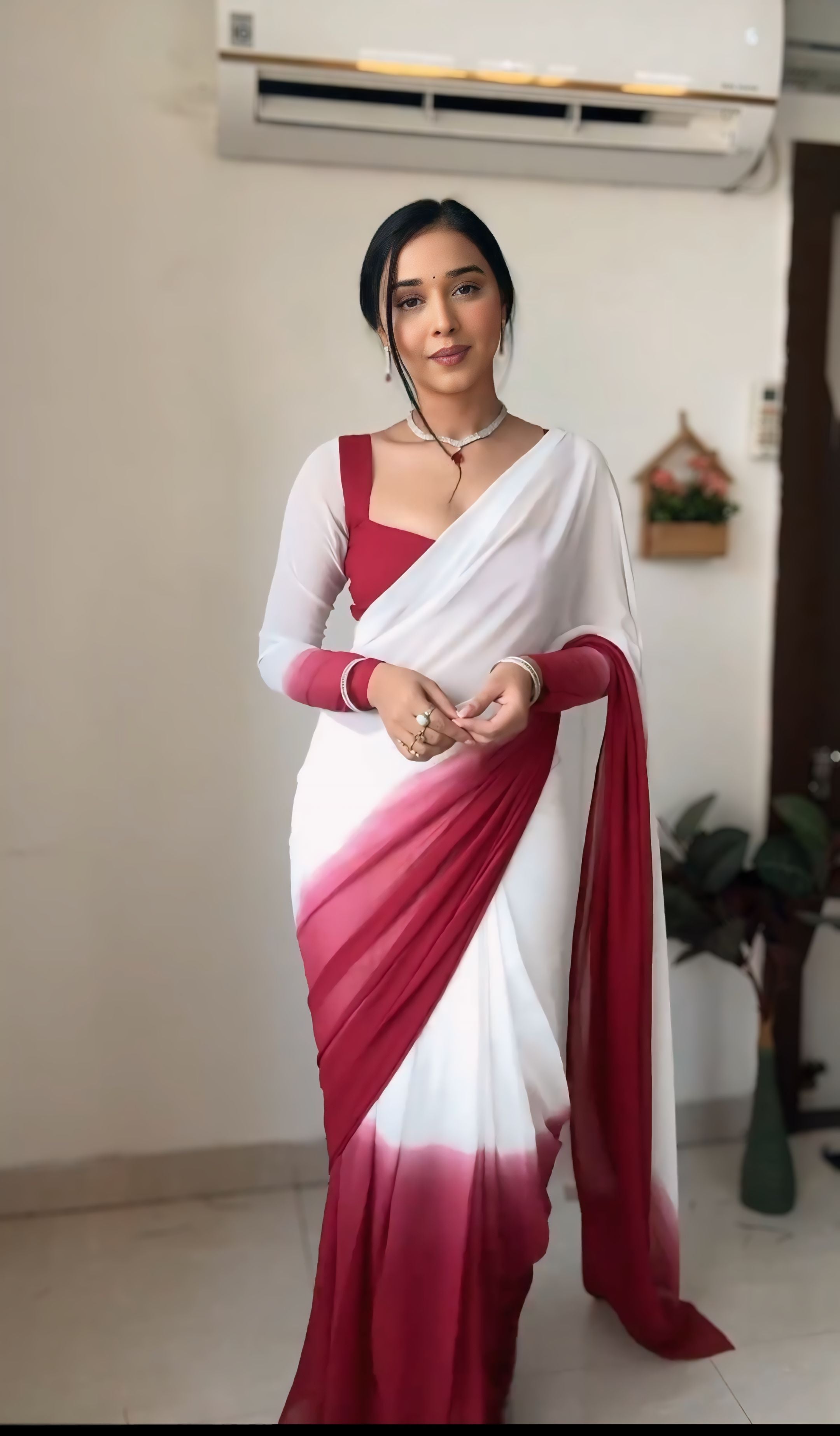 One Minute Ready To Wear Radiant Elegance Saree