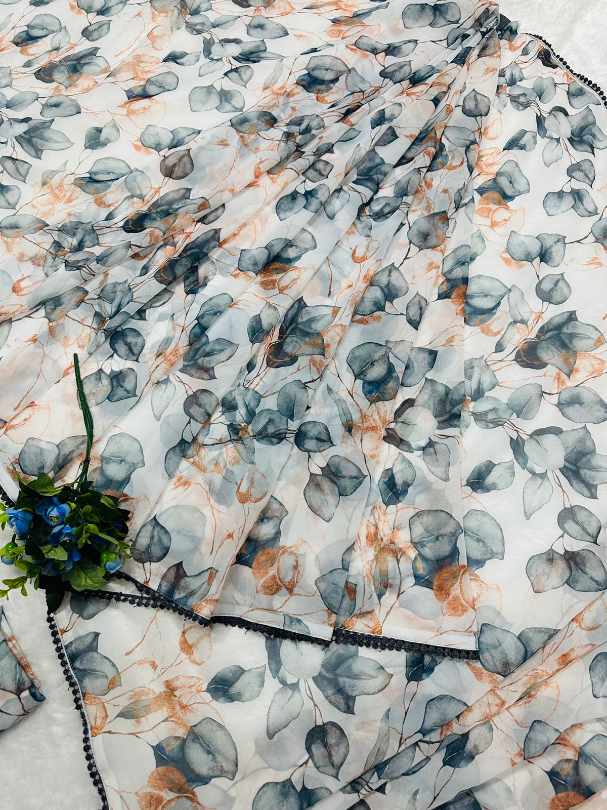 One Minute Ready To Wear Floral Elegance Blossom Breeze Saree