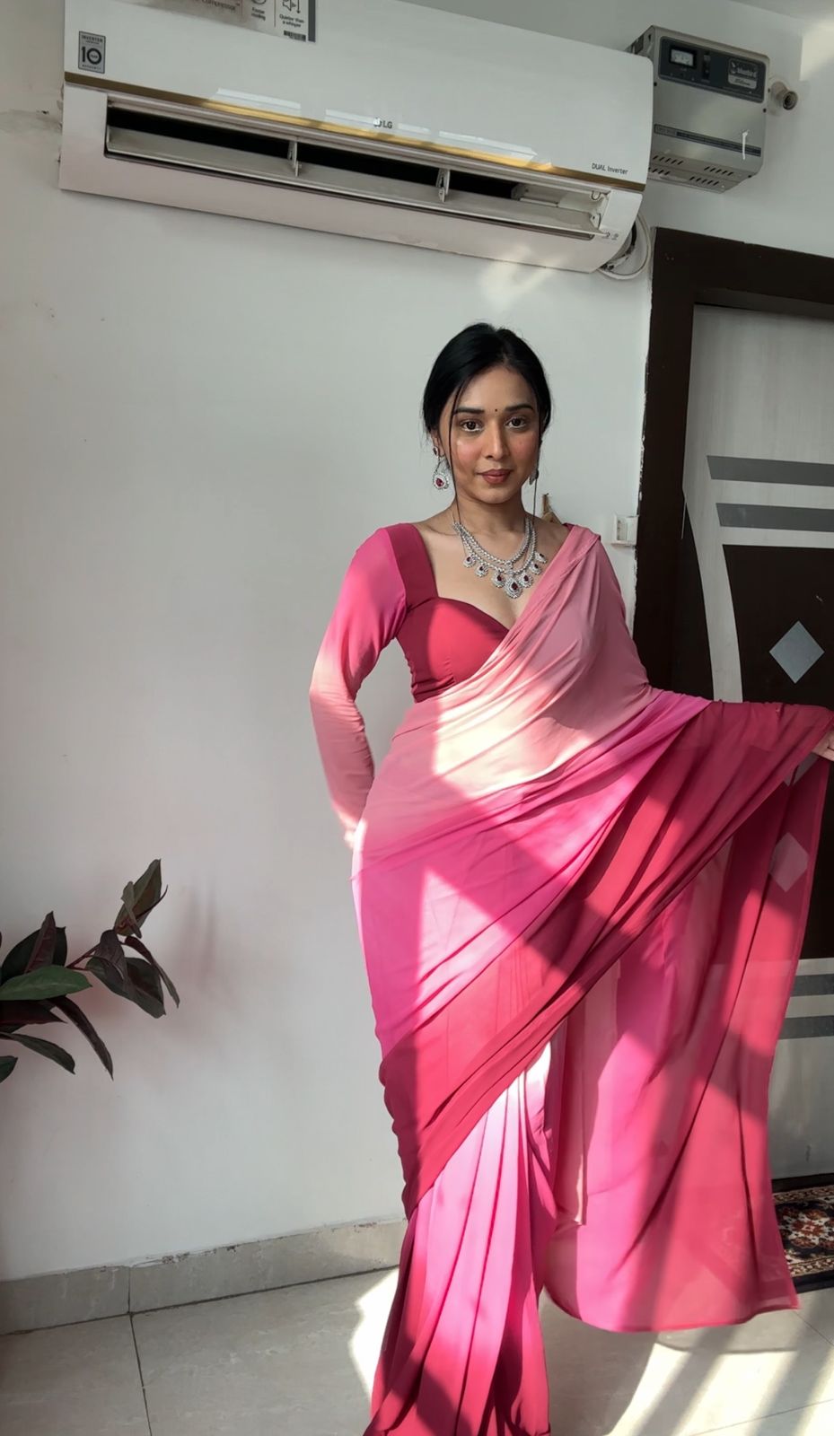 One Minute Ready To Wear Graceful Allure Saree