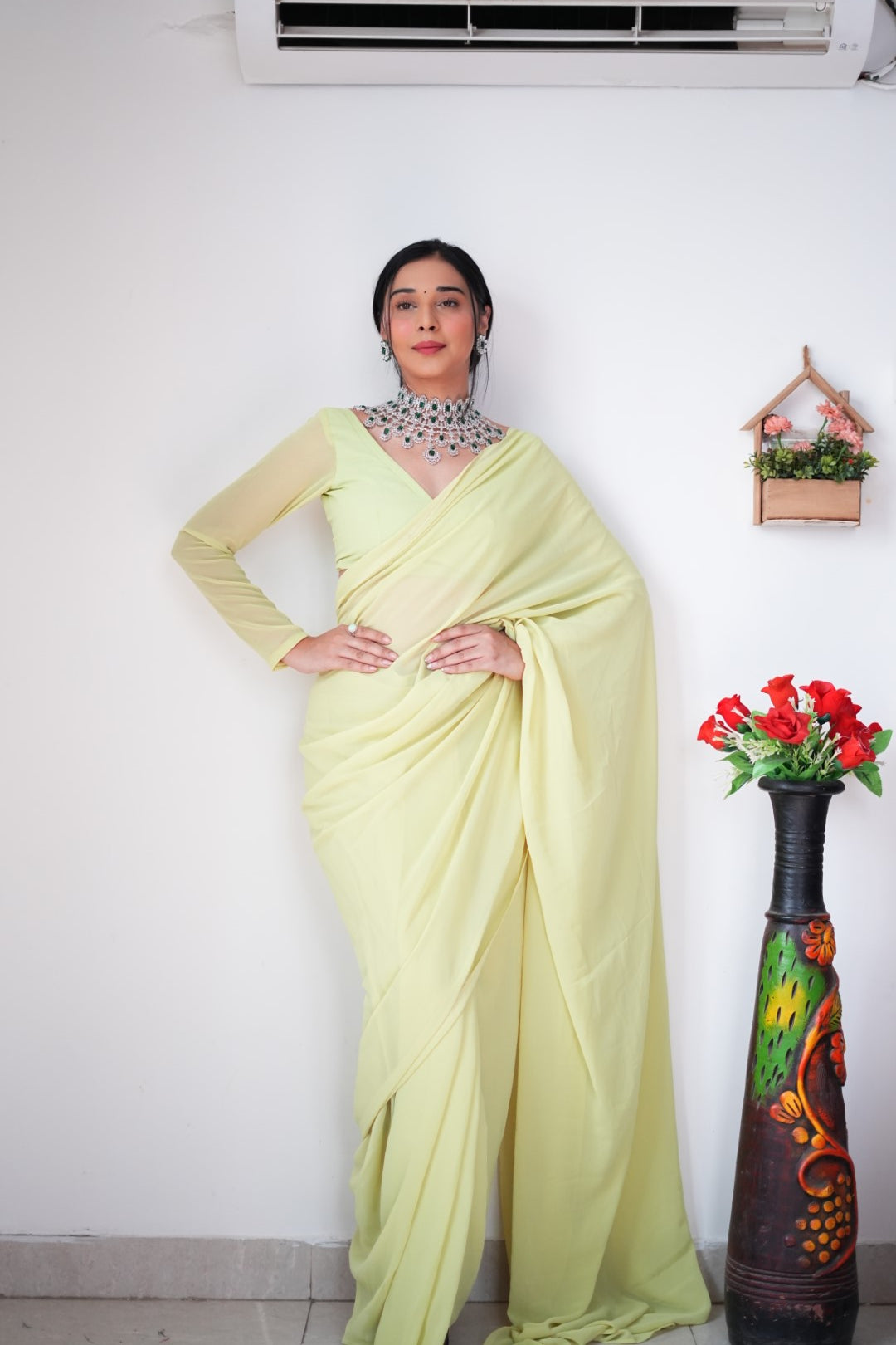 One Minute Ready To Wear Delicate Allure Saree