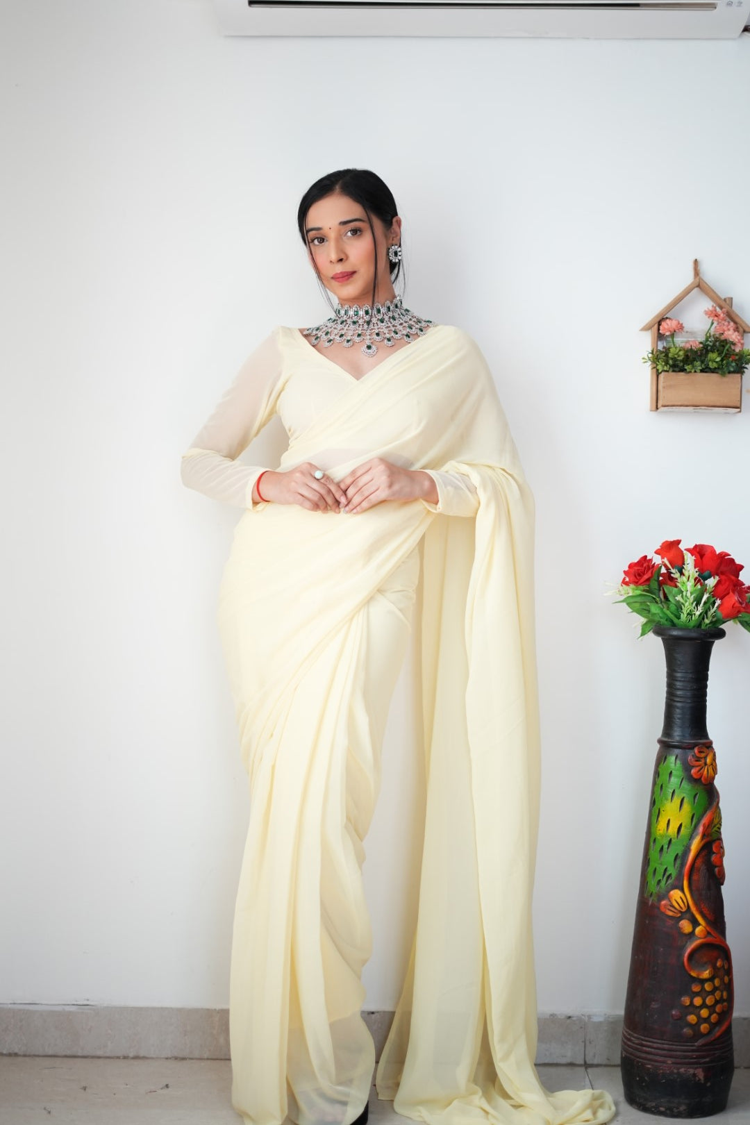 One Minute Ready To Wear Radiant Elegance Allure Saree
