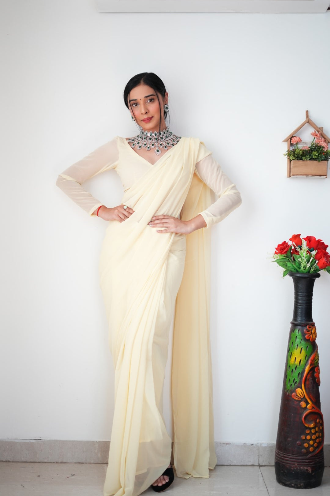 One Minute Ready To Wear Radiant Elegance Allure Saree