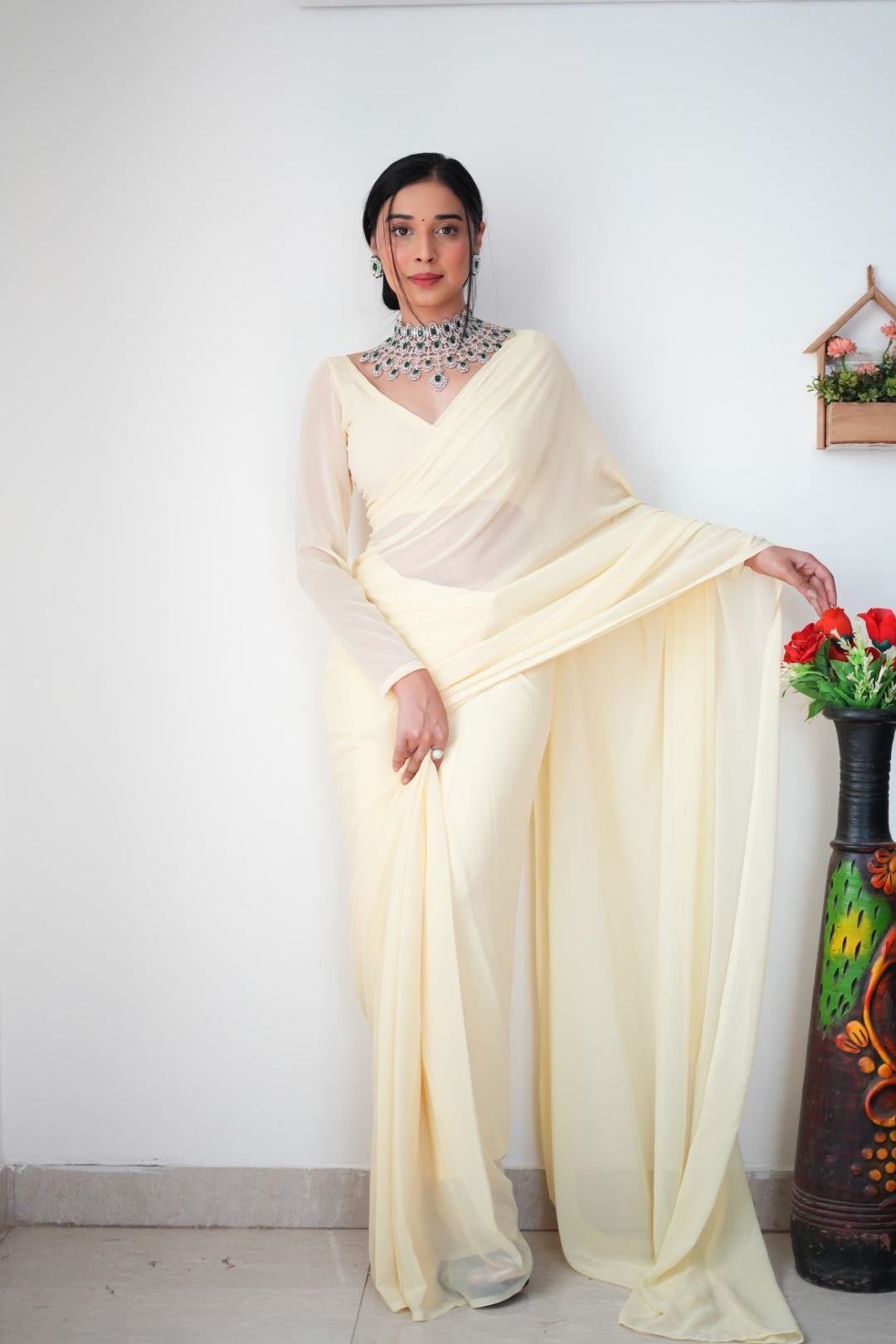 One Minute Ready To Wear Radiant Elegance Allure Saree