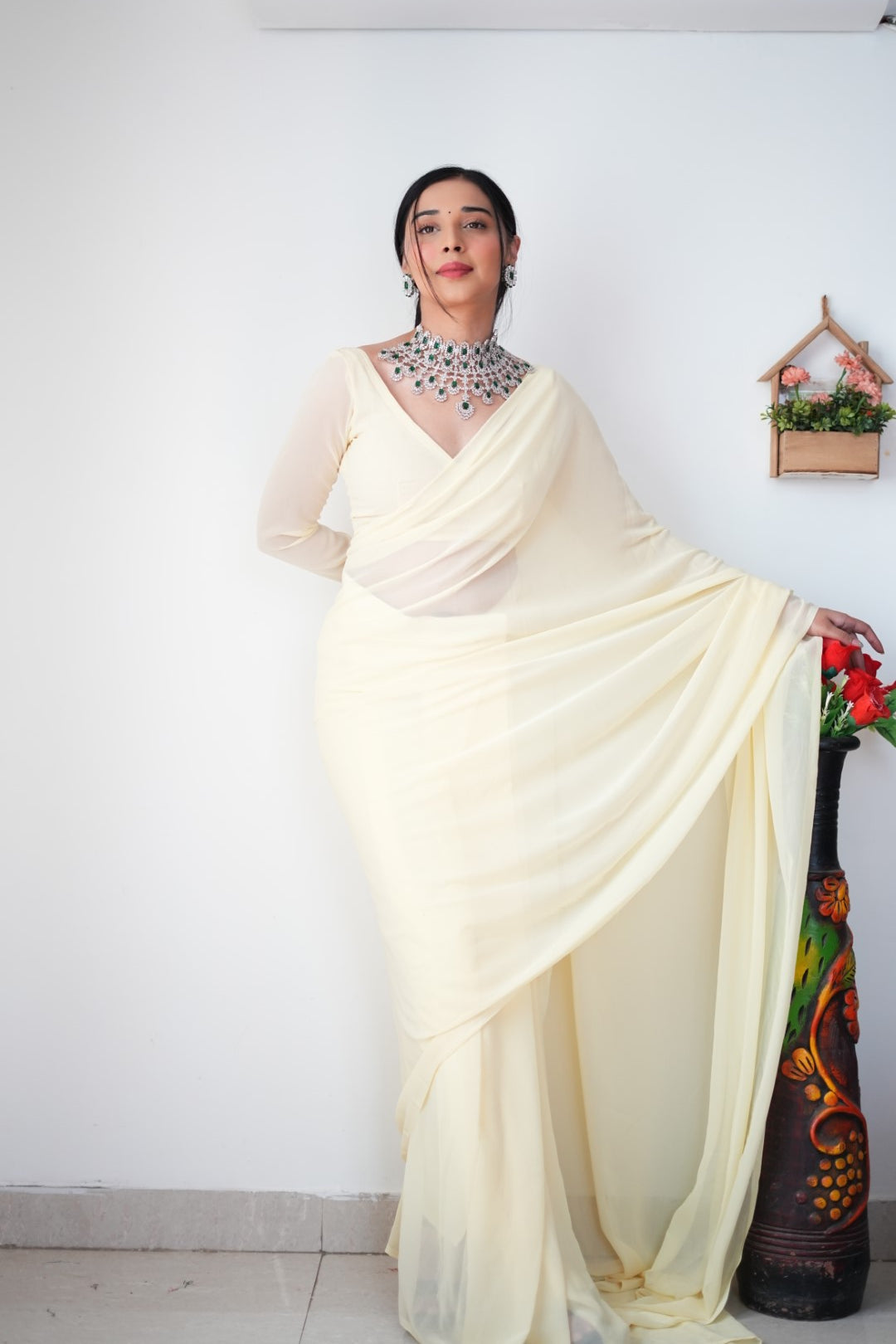 One Minute Ready To Wear Radiant Elegance Allure Saree