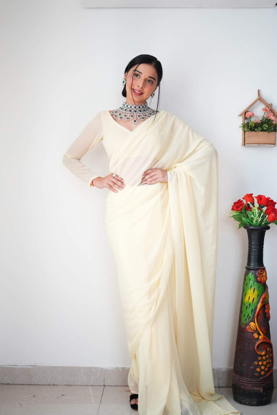 One Minute Ready To Wear Radiant Elegance Allure Saree