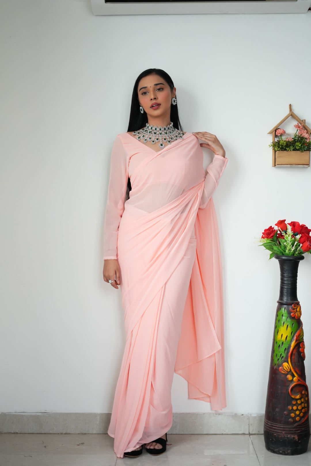 One Minute Ready To Wear Timeless Beauty Elegance Saree