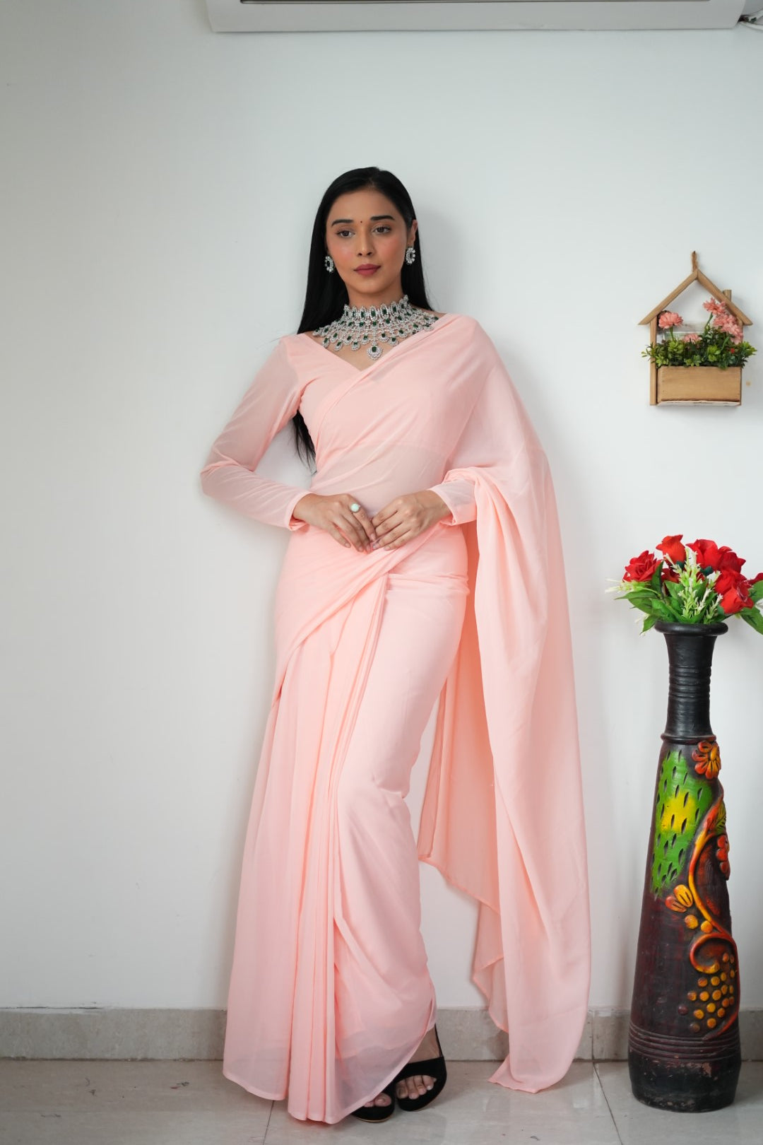 One Minute Ready To Wear Timeless Beauty Elegance Saree