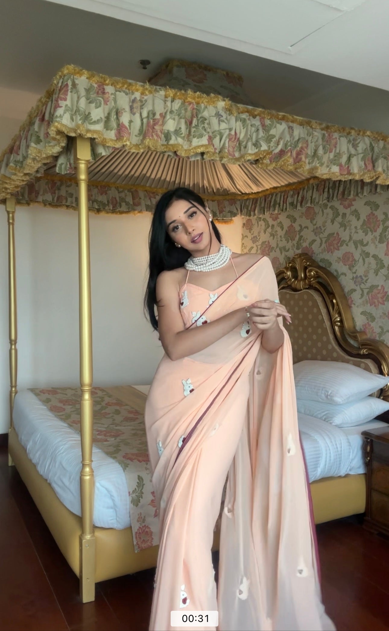 One Minute Ready To Wear Serene Elegance Saree