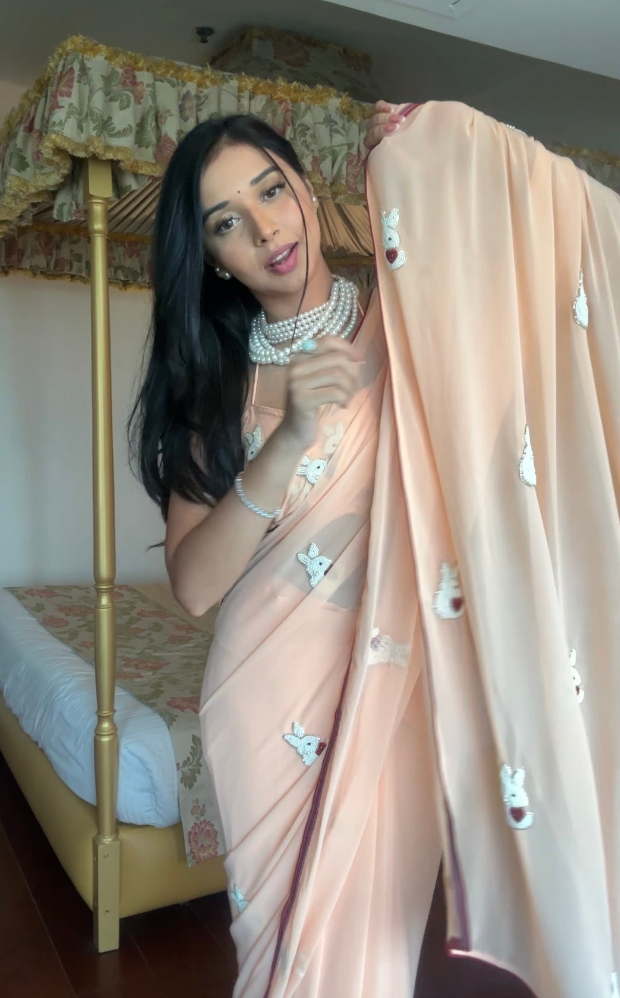 One Minute Ready To Wear Serene Elegance Saree