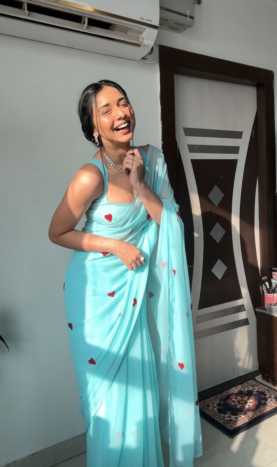 One Minute Ready To Wear Oceanic Opulence Drapery Saree
