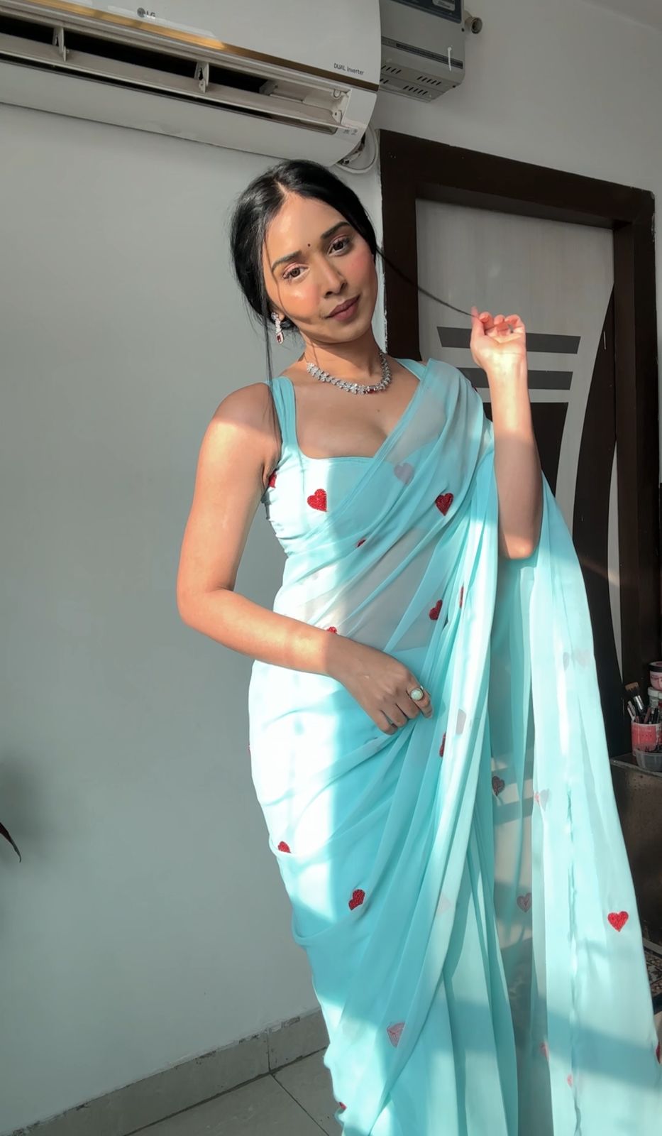 One Minute Ready To Wear Oceanic Opulence Drapery Saree