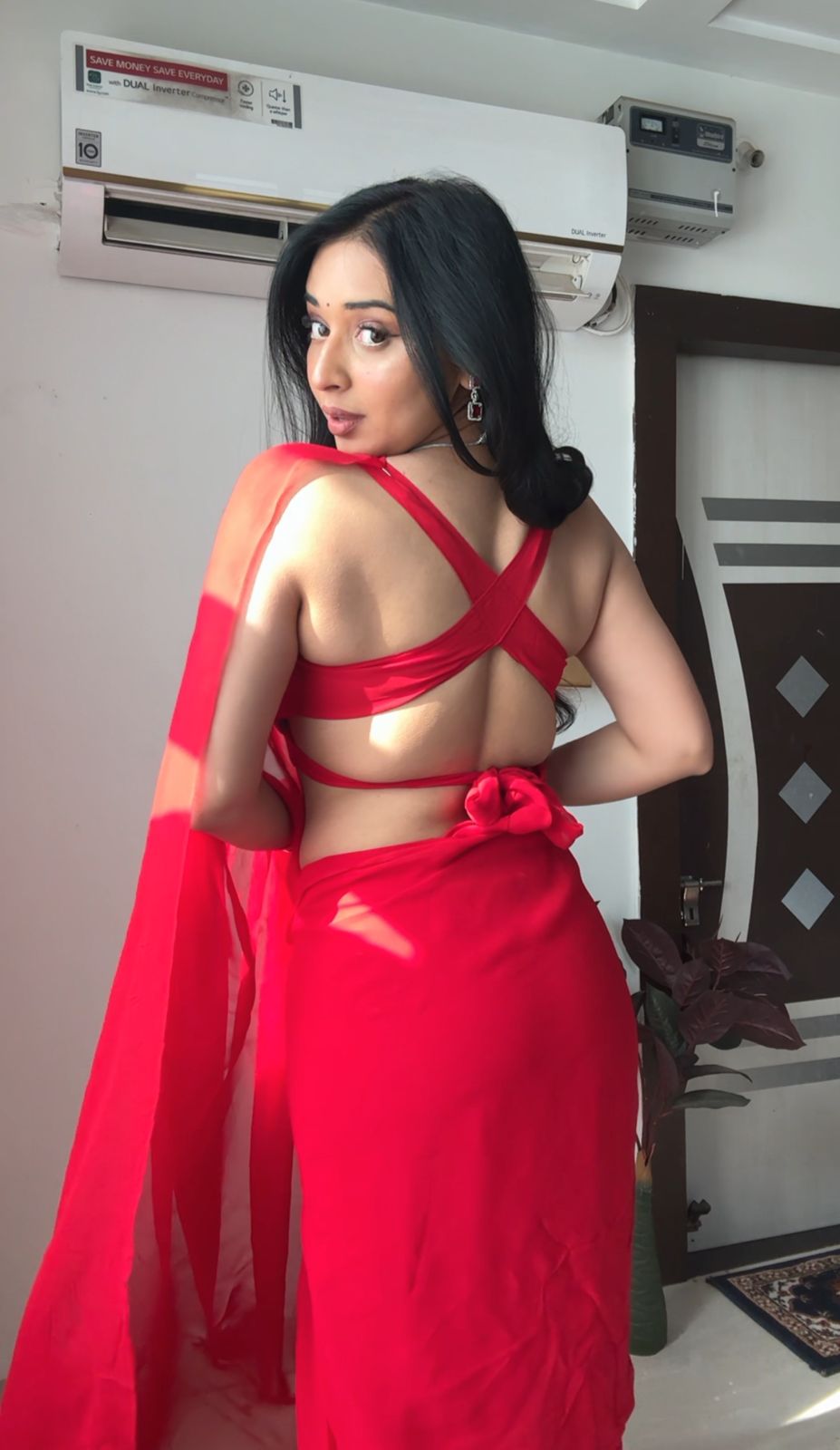 One Minute Ready To Wear Pure Georgette Silk Elegant Embrace Saree