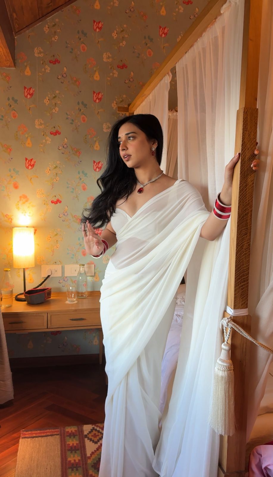 One Minute Ready To Wear Pure Georgette Silk Elegant Embrace Saree