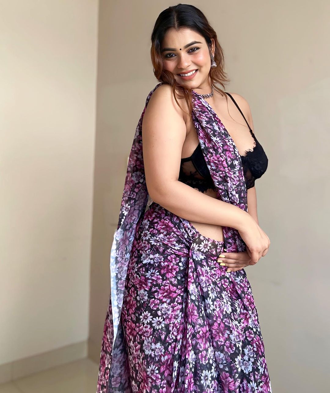 One Minute Ready To Wear Classic beauty Printed Saree