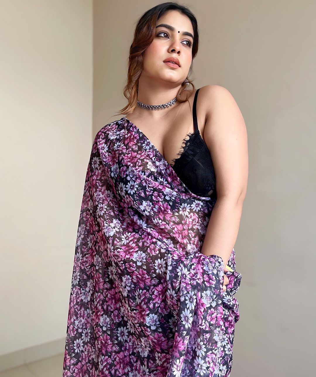One Minute Ready To Wear Classic beauty Printed Saree