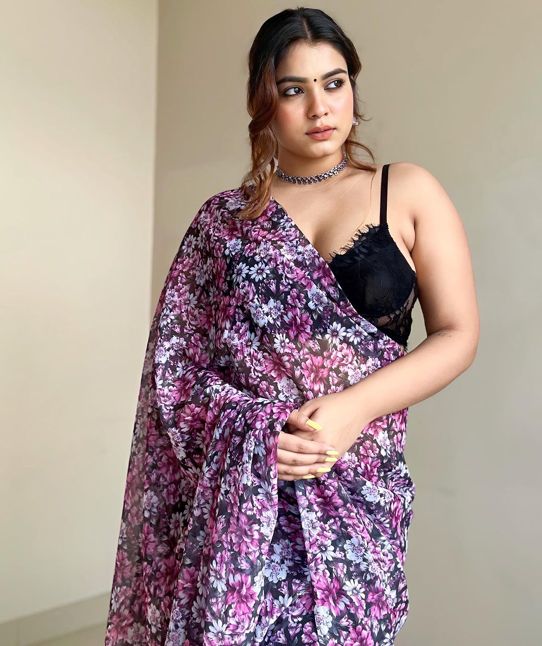 One Minute Ready To Wear Classic beauty Printed Saree