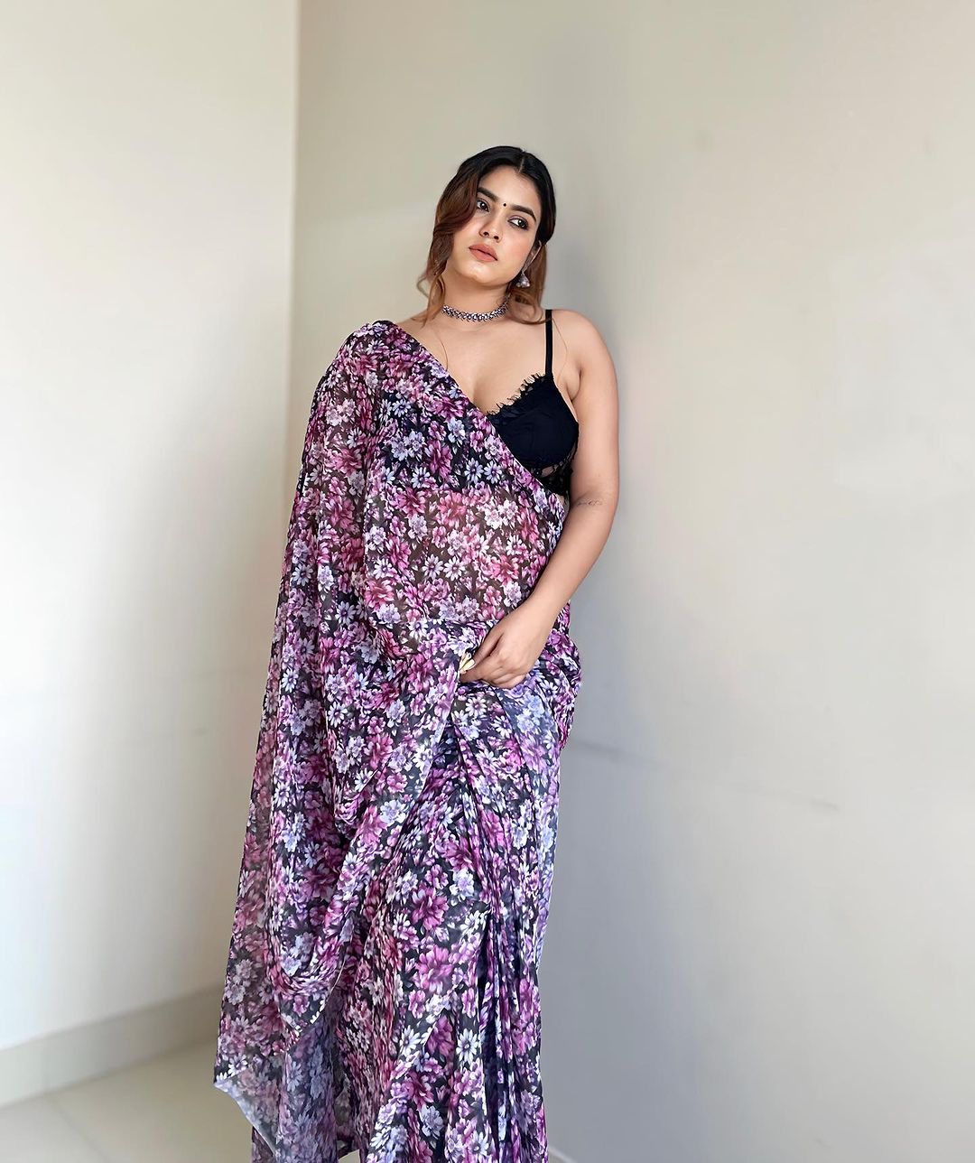 One Minute Ready To Wear Classic beauty Printed Saree