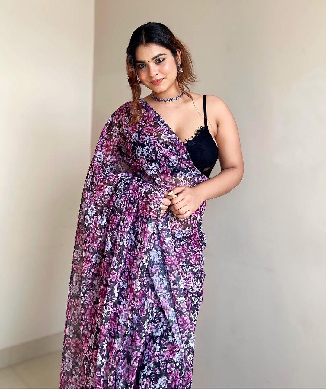 One Minute Ready To Wear Classic beauty Printed Saree