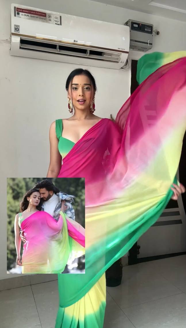 One Minute Ready To Wear Vibrant Elegance Saree