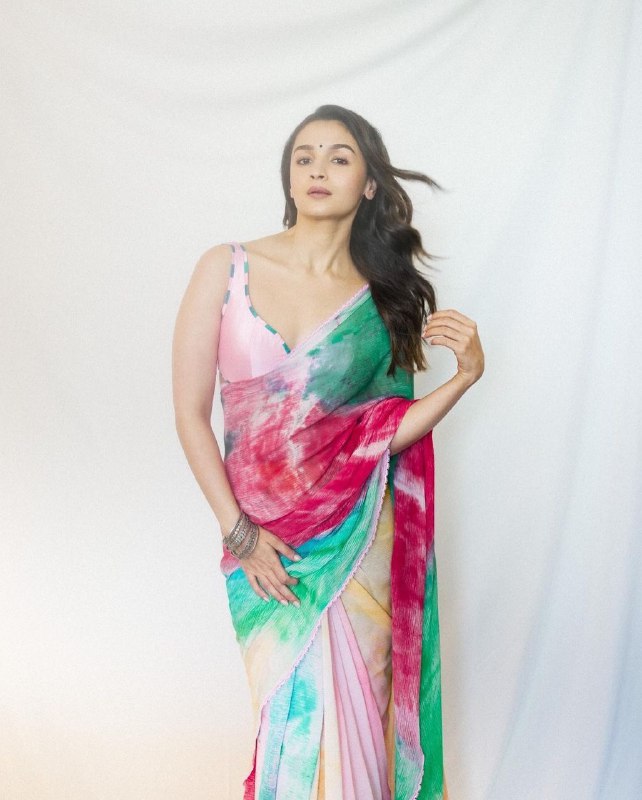 One Minute Ready To Wear Colorful Grace Saree