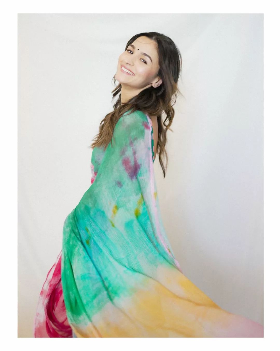 One Minute Ready To Wear Colorful Grace Saree