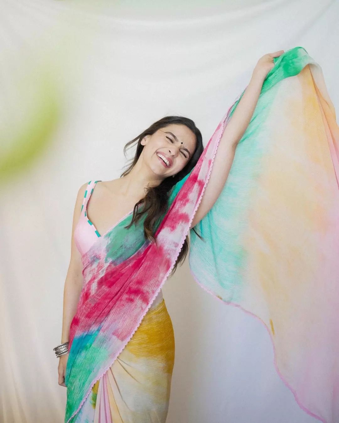 One Minute Ready To Wear Colorful Grace Saree