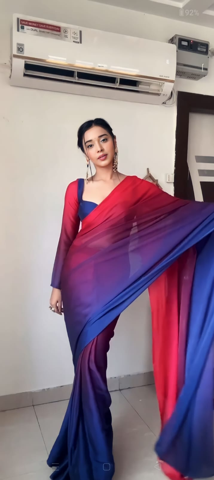 One Minute Ready To Wear Ethereal Drapes Saree