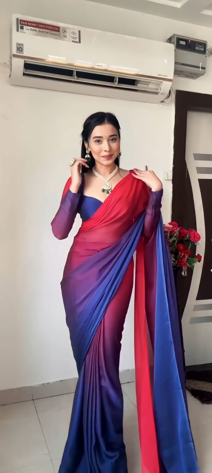 One Minute Ready To Wear Ethereal Drapes Saree