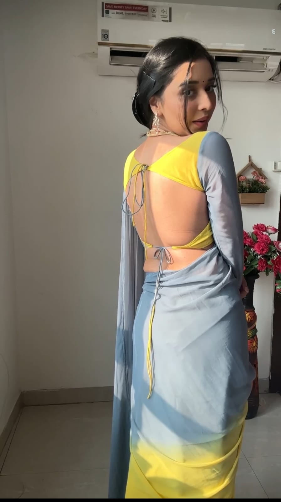 One Minute Ready To Wear Ethereal Glow Saree