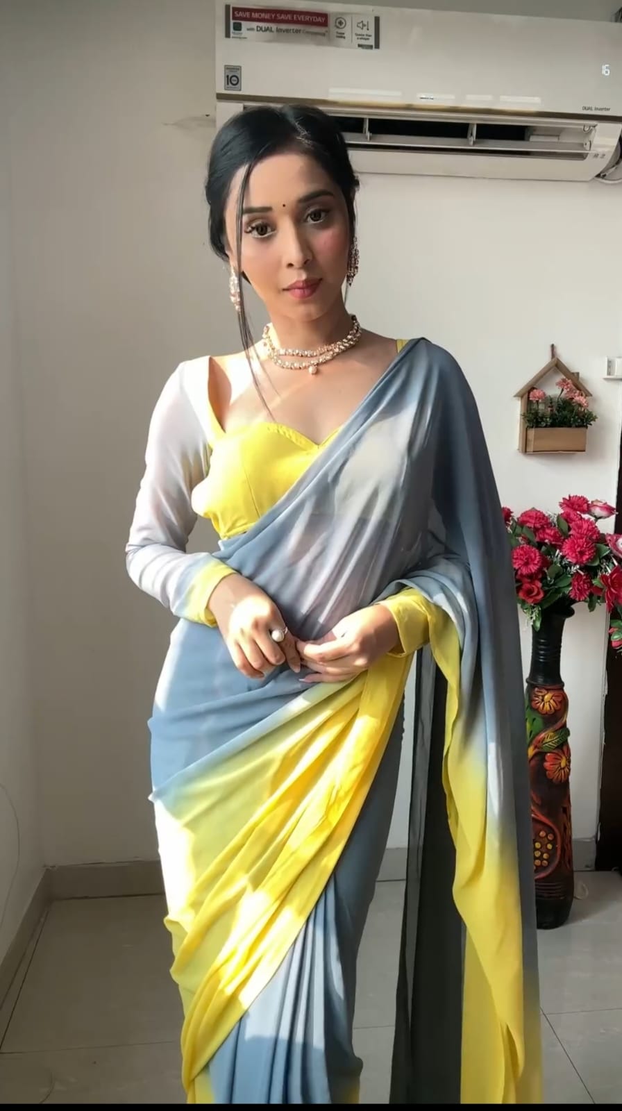 One Minute Ready To Wear Ethereal Glow Saree