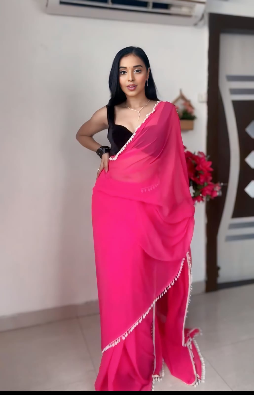 One Minute Ready To Wear Timeless Elegance Allure Drapes Saree