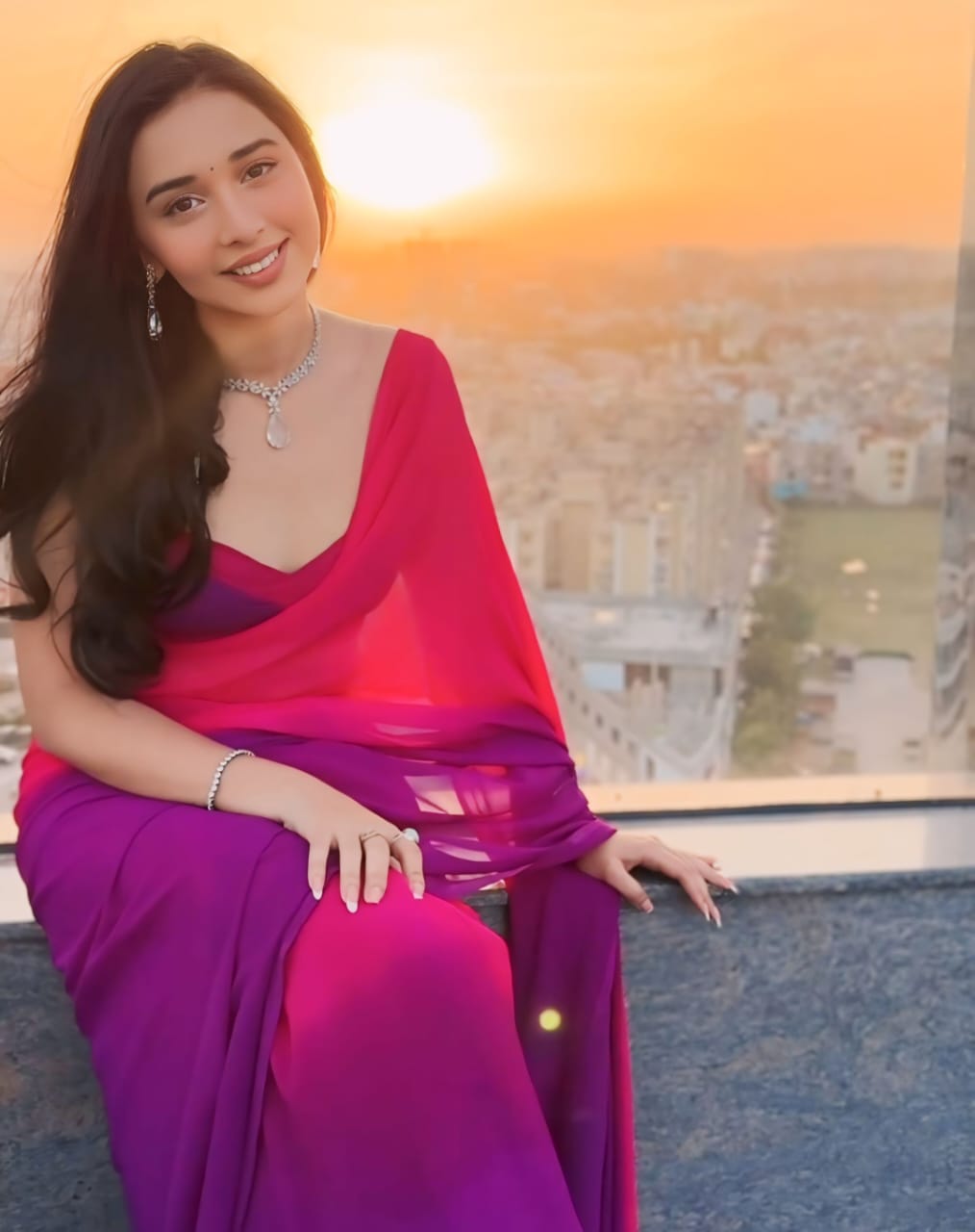 One Minute Ready To Wear Dazzling Vibrant Allure Drapes Saree