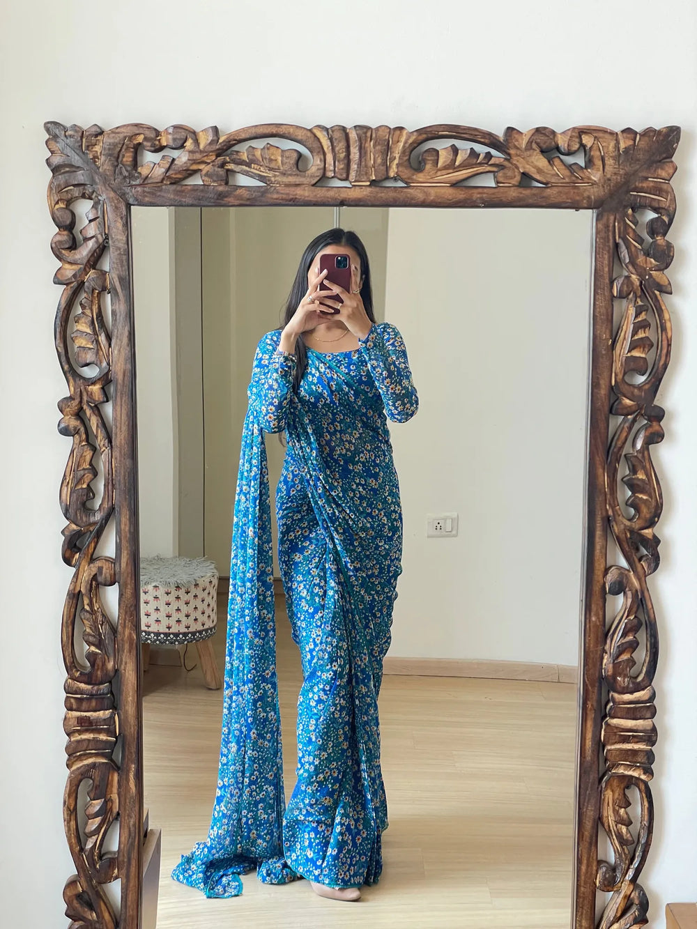One Minute Ready To Wear Captivating Reflections Saree